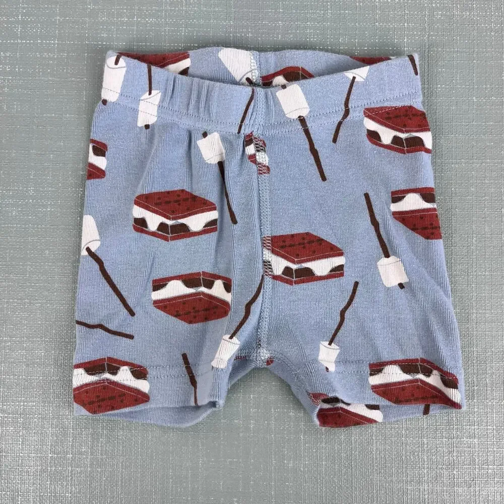 Hanna Andersson S'mores Short John Pajamas 80 cm 18-24 Months